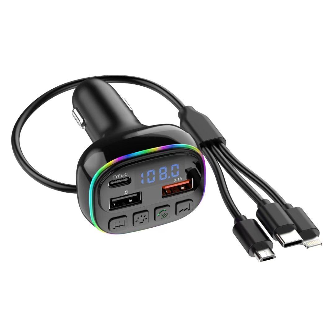 Transmetteur FM Bluetooth C22P 3-en-1 20W