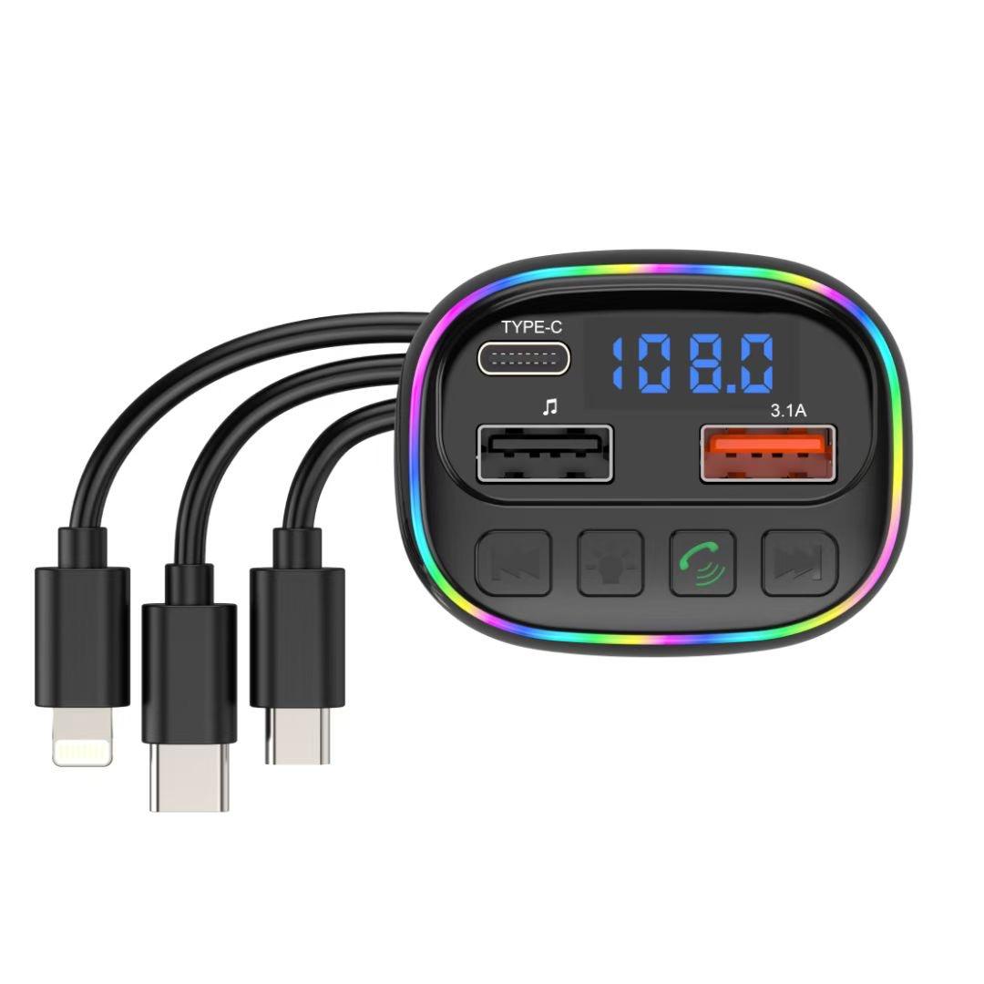 Transmetteur FM Bluetooth C22P 3-en-1 20W