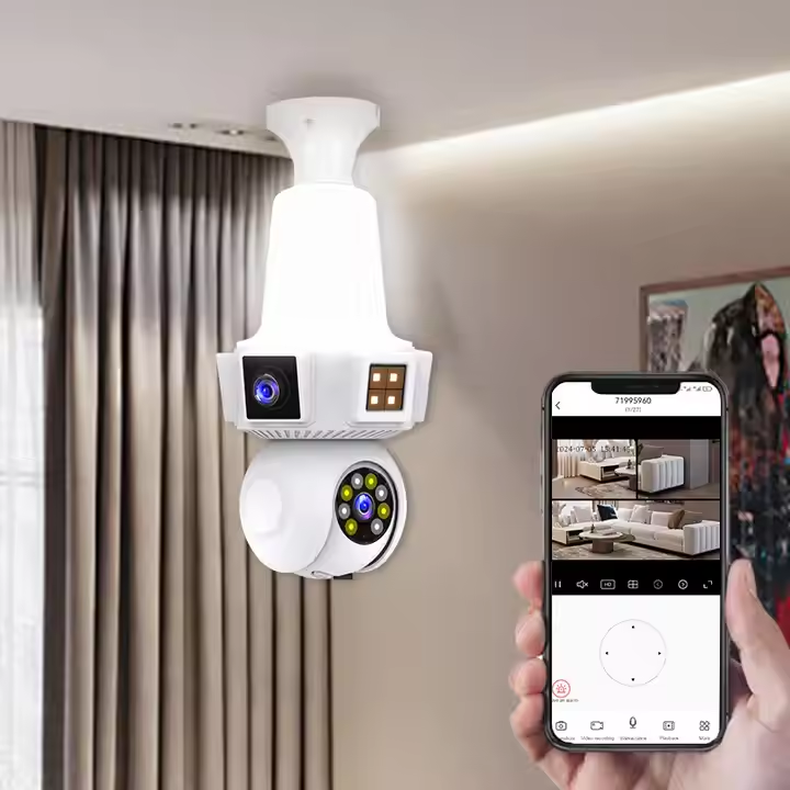 Ampoule Caméra WiFi 360° Plokama