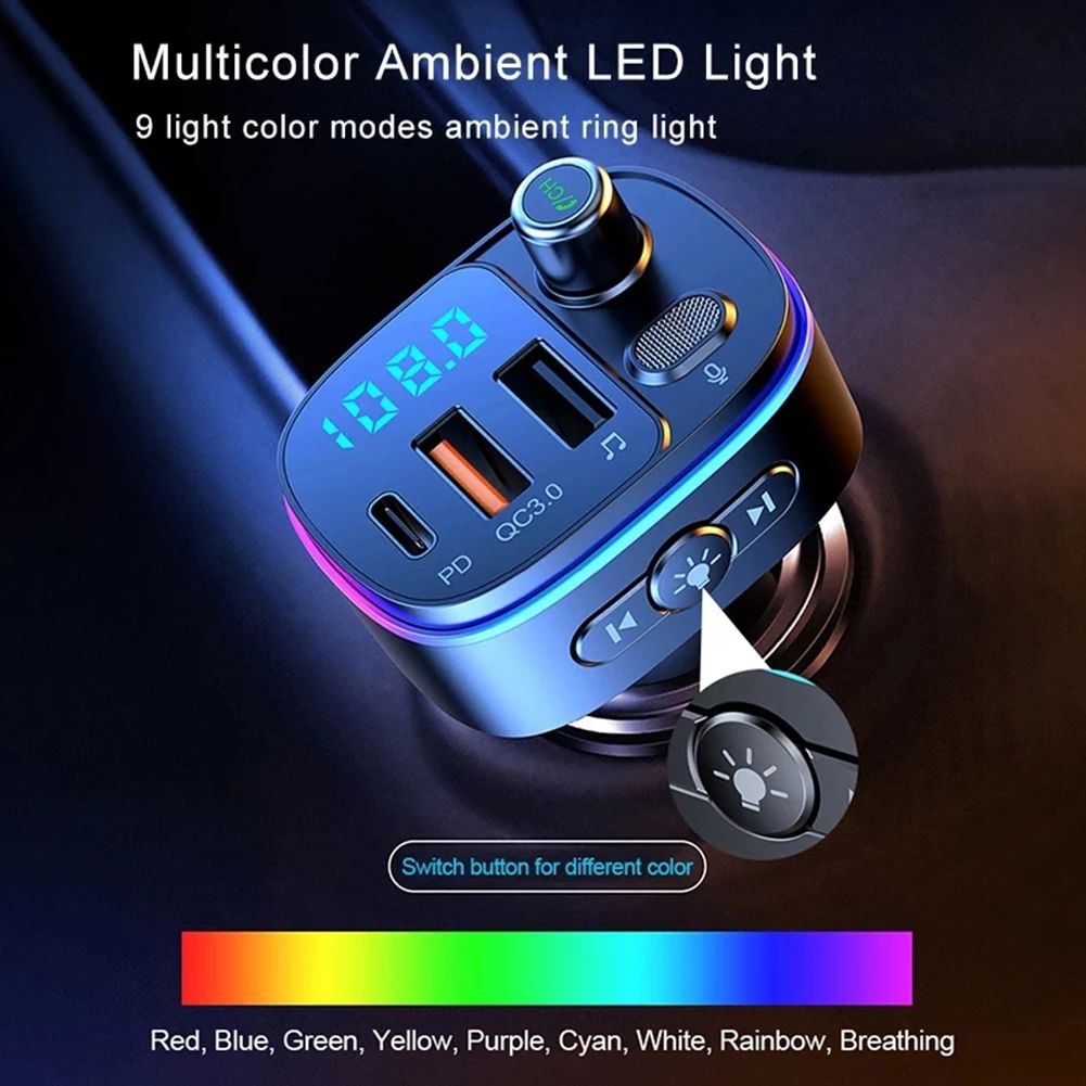 Transmetteur FM Bluetooth HM109 Car Kit