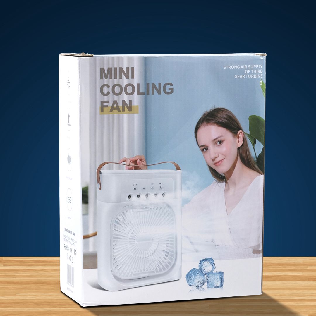 Mini Ventilateur Brumisateur Aromatique 4-en-1